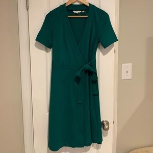 Boden Mira Ponte wrap dress